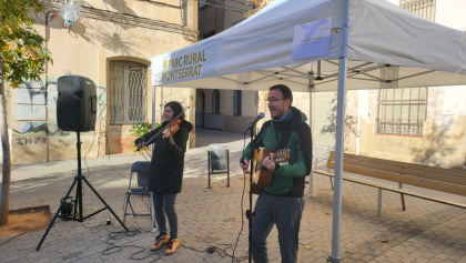 Festa hivern Mercat Origen Montserrat. Contacontes amb De moment fantàstics