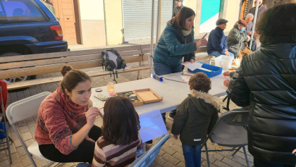 Festa hivern Mercat Origen Montserrat. Activitats infantils