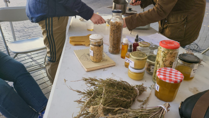 Festa hivern Mercat Origen Montserrat. Taller de farmaciola natural