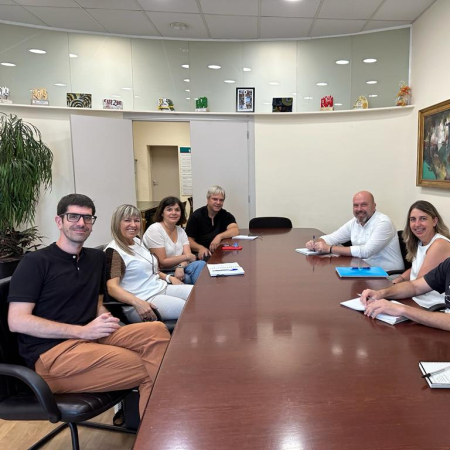 Reunió del nou equip de govern amb l'Associació Industrial d'Olesa