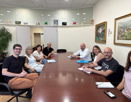 Reunió del nou equip de govern amb l'Associació Industrial d'Olesa