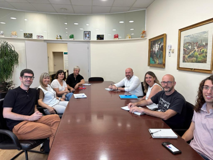 Reunió del nou equip de govern amb l'Associació Industrial d'Olesa