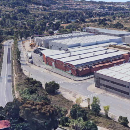 Vista aèria del Polígon Industrial de Can Singla
