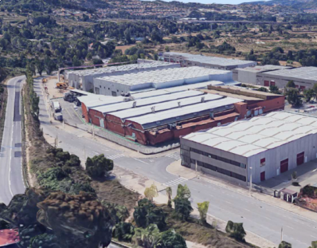 Vista aèria del Polígon Industrial de Can Singla