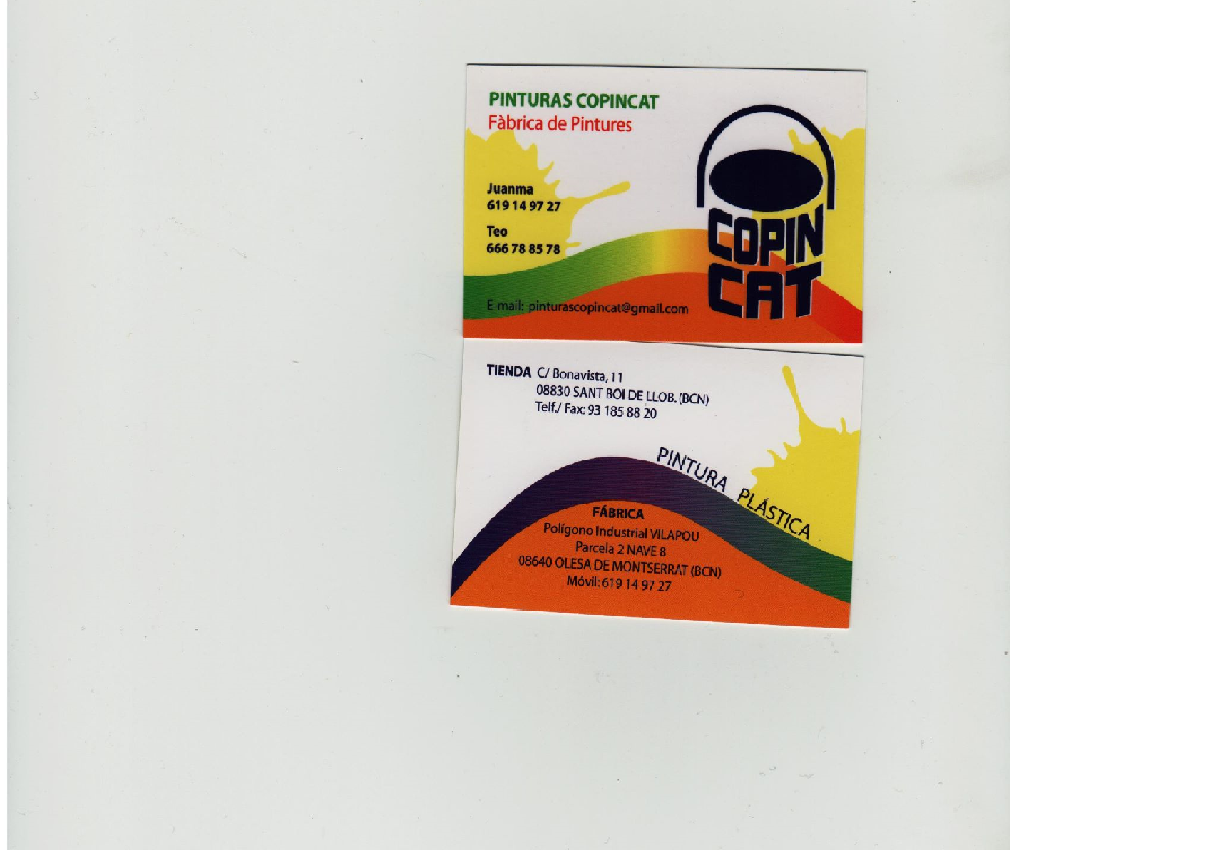 PINTURAS COPINCAT SL