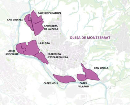 mapa polígons industrials