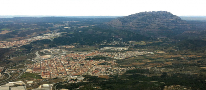 Vista aeria Olesa de Montserrat